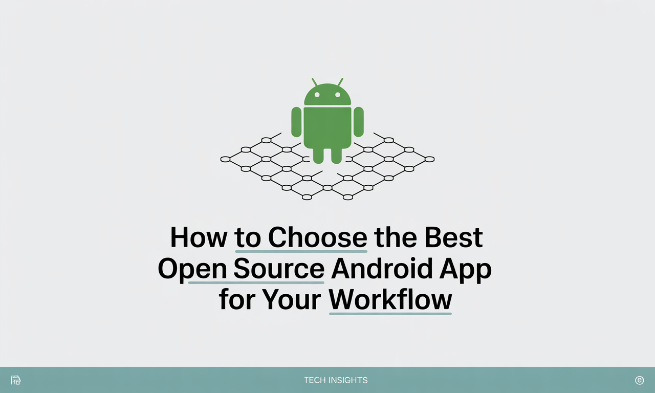 Featured image for: How to Choose the Best Open Source Android App for Your Workflow