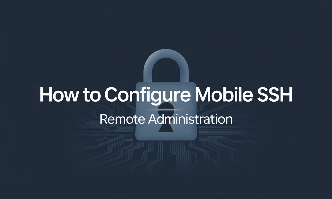 Featured image for: How to Configure Mobile SSH (Secure Shell) App for Remote Administration