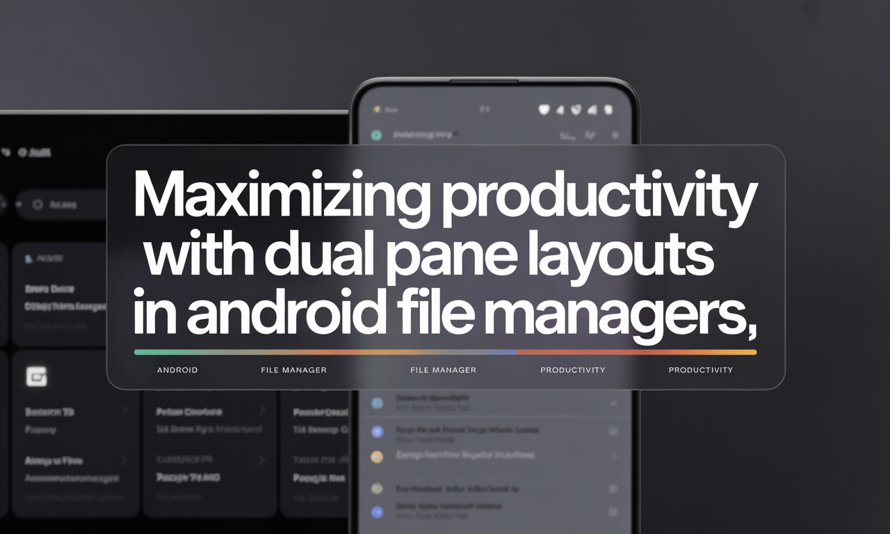 Featured image for: Maximizing Productivity with Dual Pane Layouts in Android File Managers